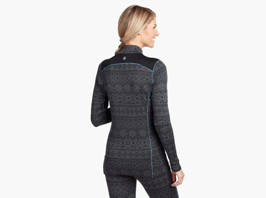 Womens * | Kuhl Kaskade Zip Neck Pavement