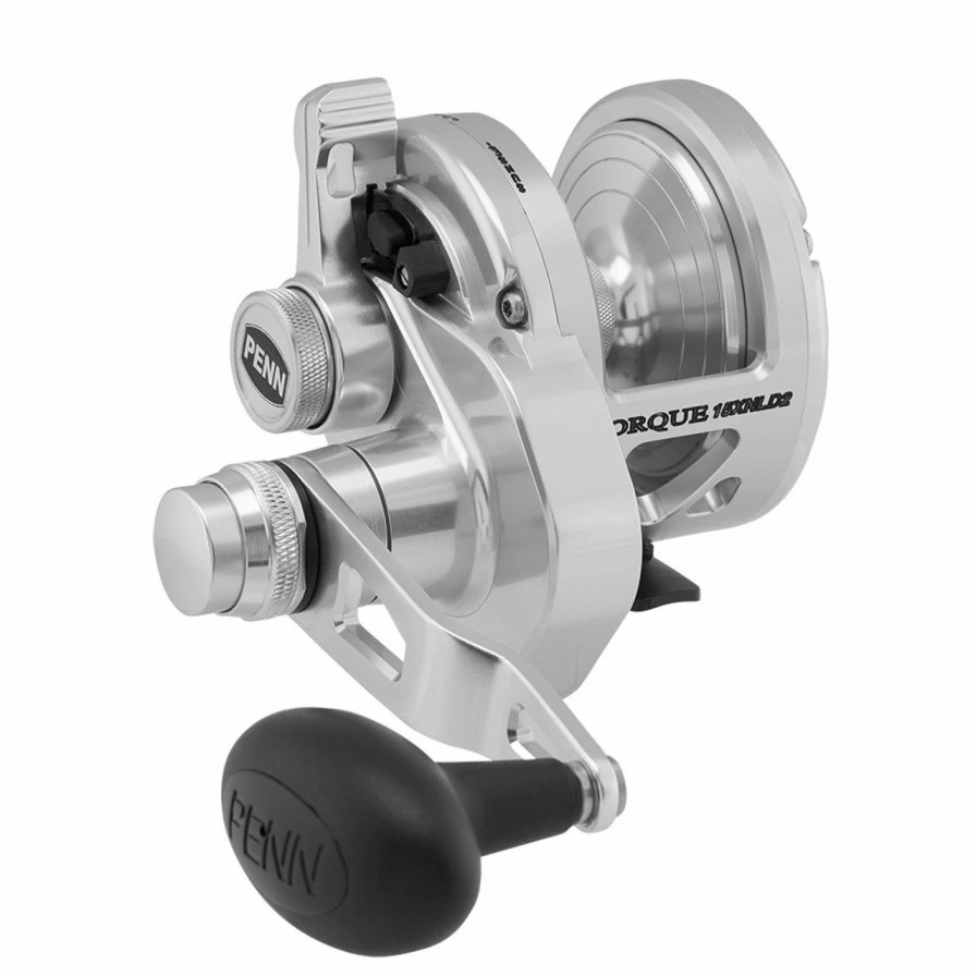 Trolling Reels * | Penn Torque Lever Drag 2 Speed Reel Silver Trq15Xnld2S