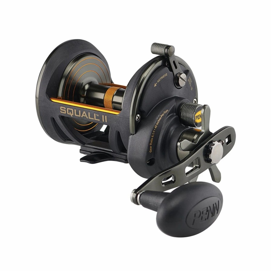 Trolling Reels * | Penn Squall Ii Star Drag Conventional Reel Sqlii40Sd