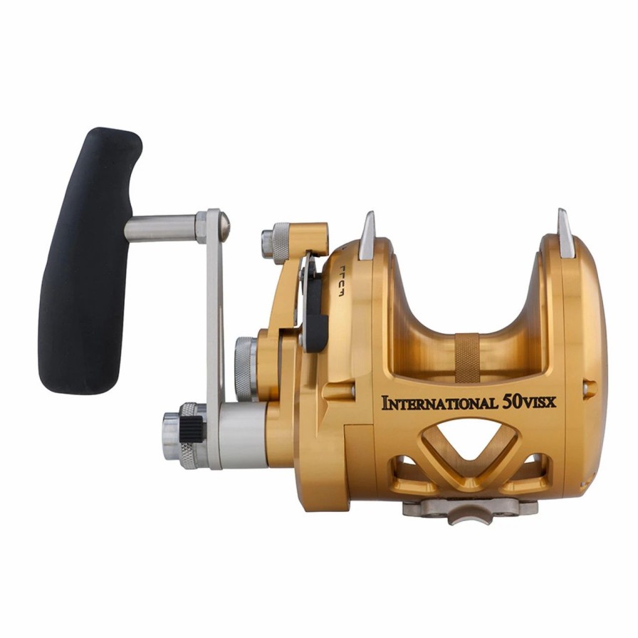 Trolling Reels * | Penn International 50 Visx Reel Int50Visx Gold