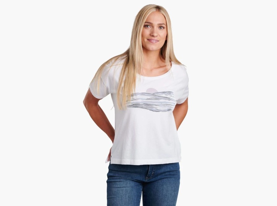 Womens * | Kuhl Painted Sunset Tee