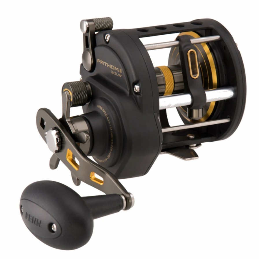 Trolling Reels * | Penn Fthii30Lw Fathom Ii Level Wind 30