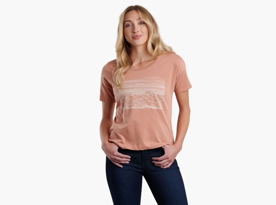 Womens * | Kuhl Mountain Sketch Tee