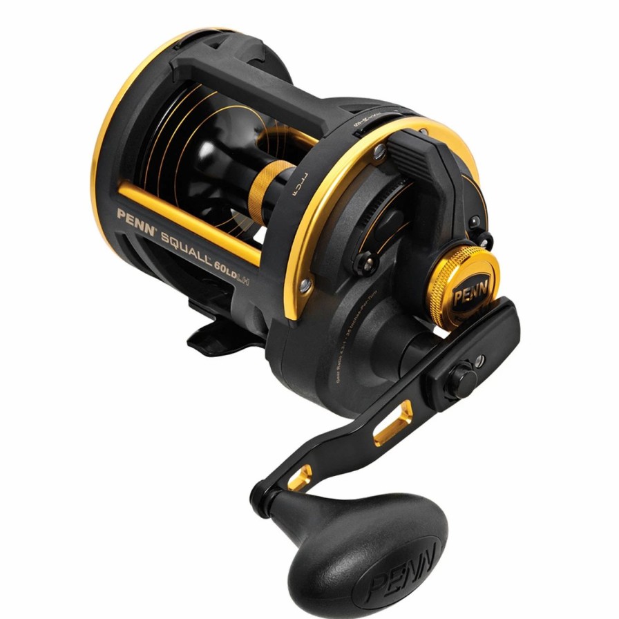 Trolling Reels * | Penn Sql60Ldlh Squall Lever Drag Reel Left Hand