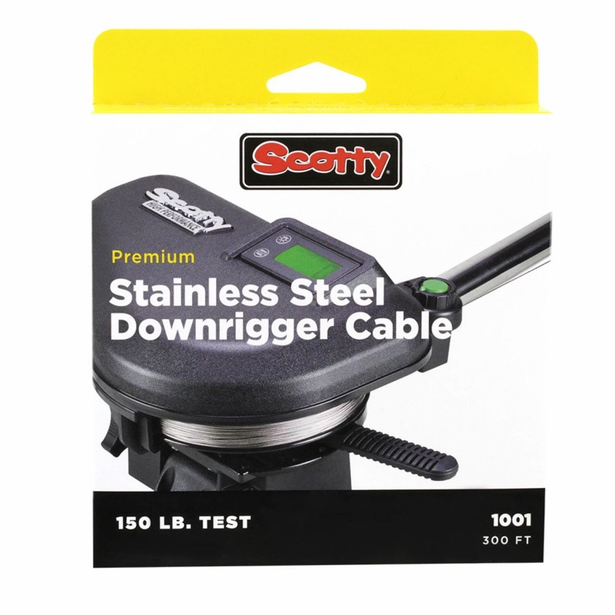 Downrigger Accessories * | Scotty 400Ft Premium Stainless Steel Replacement Cable