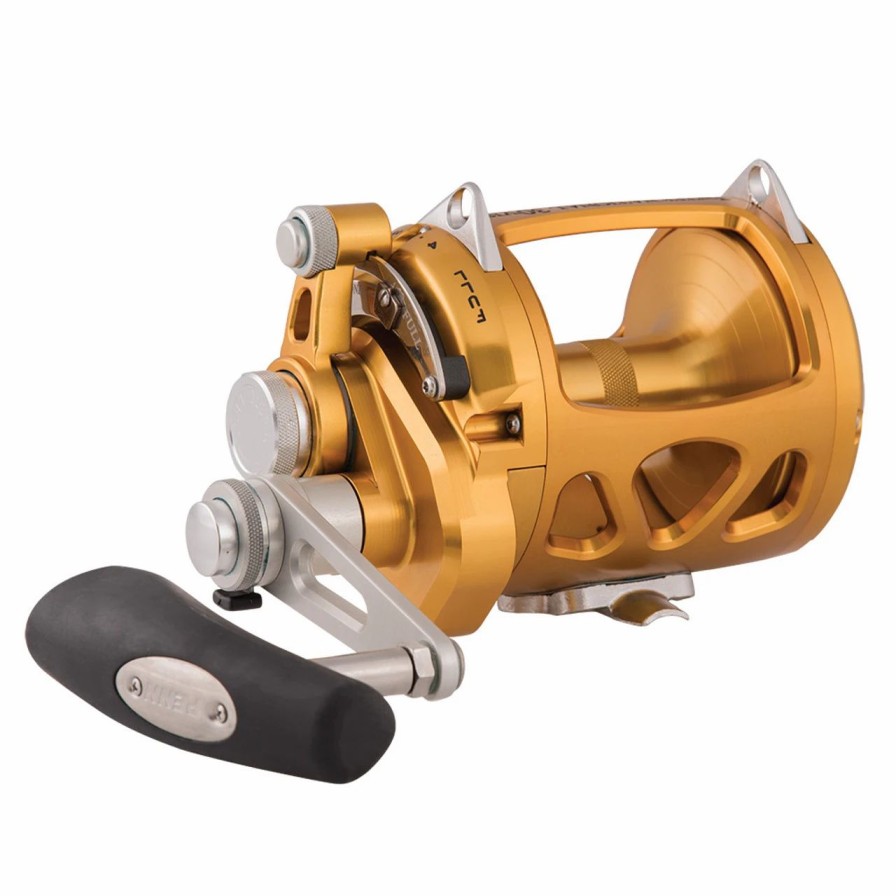 Trolling Reels * | Penn International 30 Visw Int30Visw 2-Speed Conventional Reel Gold