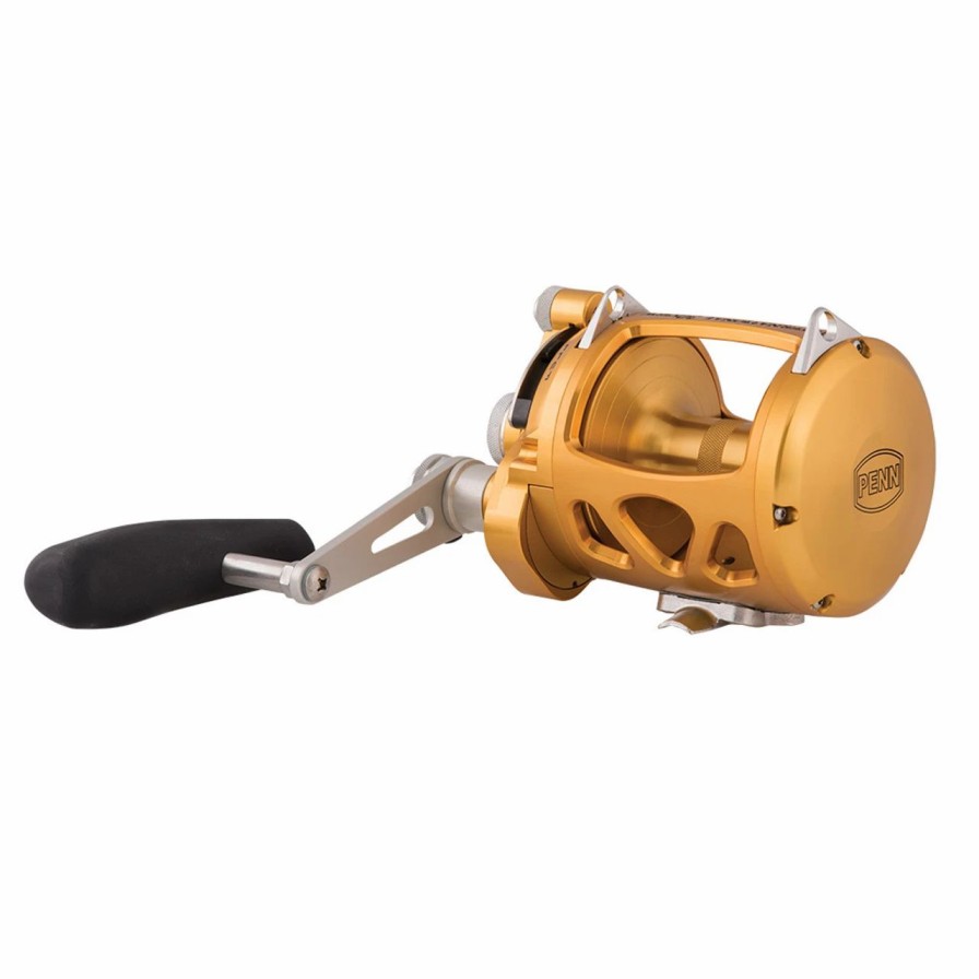 Trolling Reels * | Penn International 30 Visw Int30Visw 2-Speed Conventional Reel Gold