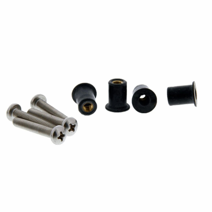 Downrigger Accessories * | Scotty 133-4 Well Nut Mounting Kit 4 Pack