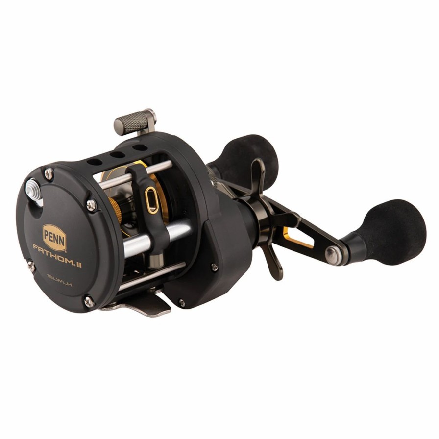 Trolling Reels * | Penn Fthii15Lwlh Fathom Ii Level Wind 15 Left Hand Reel